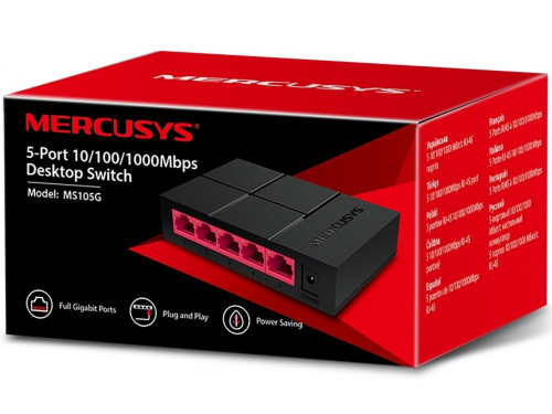 Mercusys MS105G Gigabit 5 Port Switch (új)