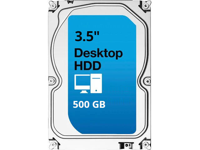 500 GB SATA 3.5″ HDD