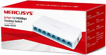 Mercusy MS108 8 Portos Switch