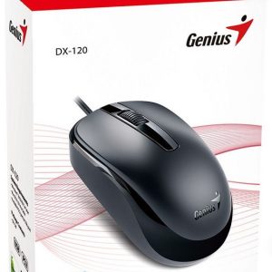 Genius DX-120 fekete vezetékes egér