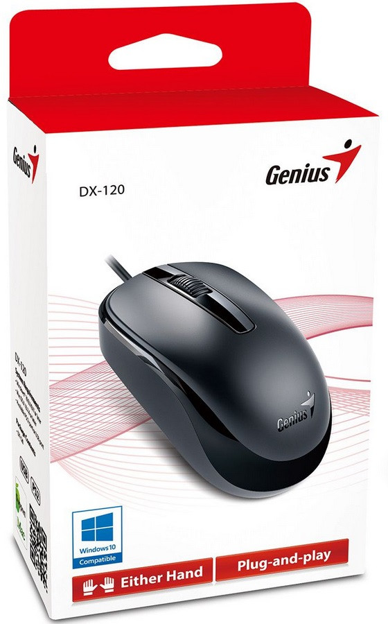 Genius DX-120 Fekete Vezetékes Egér