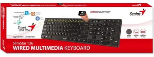 Genius SlimStar 126 Vezetékes Billentyűzet