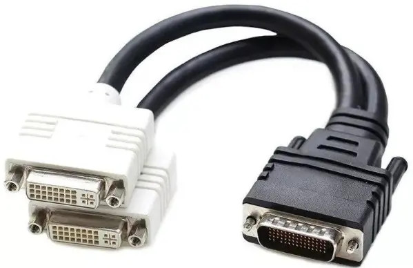 DMS-59/2xDVI-I Kábel 10 Cm