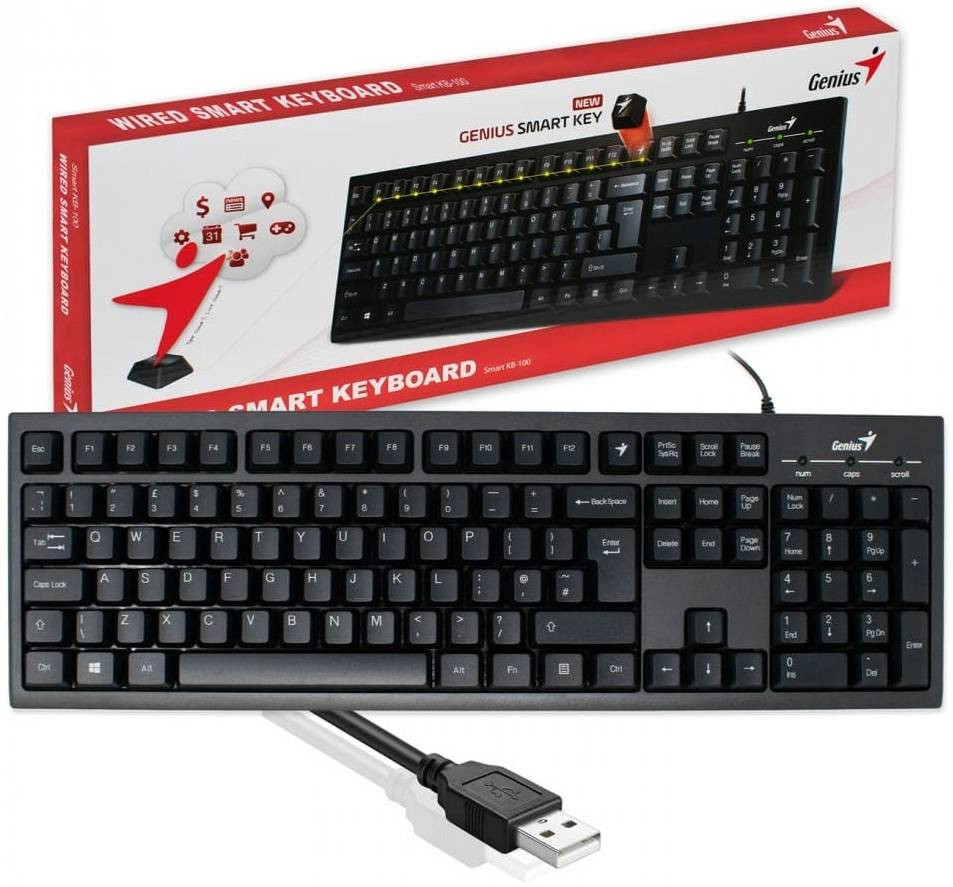 Genius KB-100 Vezetékes Billentyűzet