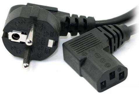 230V Tápkábel 90 Fokos 1.5 M