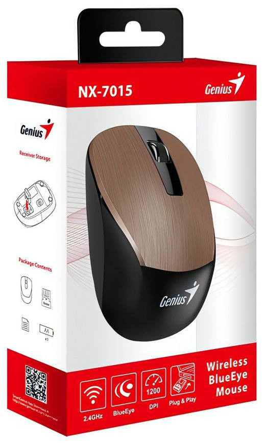 Genius NX-7015 Rosy Brown Vezeték Nélküli Egér