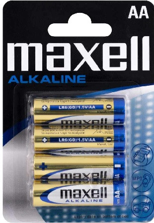 Maxell LR6 AA 1.5V Elem (4)