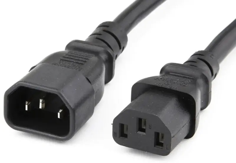 230V Tápkábel Toldó C13/C14 1.8 M