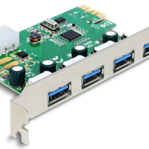 USB 3.0 kártya PCIe 4 port Delock 89363