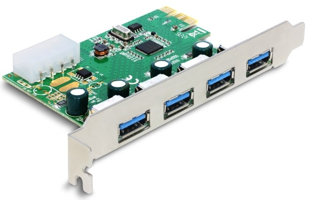 USB 3.0 Kártya PCIe 4 Port Delock 89363