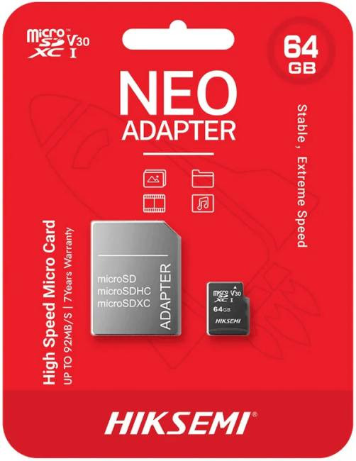 MicroSD Kártya 64 GB Hiksemi NEO
