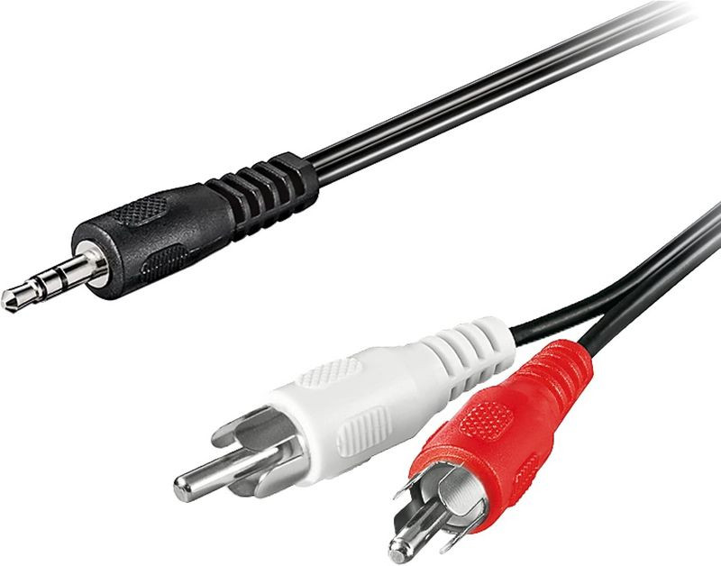 3.5 Mm Jack – 2x RCA Kábel 3 M Goobay