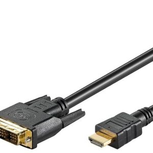 DVI-D/HDMI kábel 1.5 m Goobay