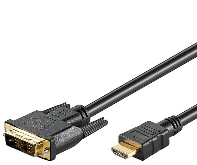 DVI-D/HDMI Kábel 1.5 M Goobay