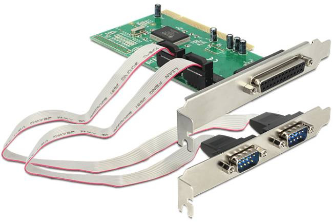 LPT és Dual Soros PCI Kártya Delock