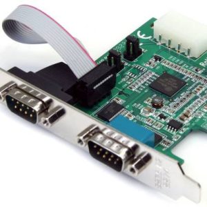 Soros PCIe kártya 2 x 9 PIN Startech