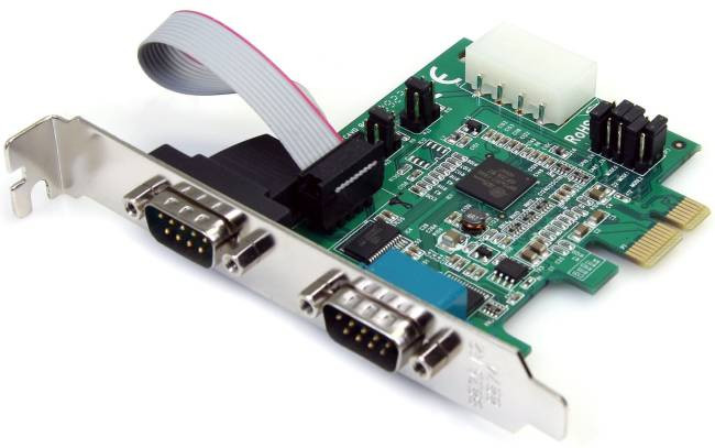 Soros PCIe Kártya 2 X 9 PIN Startech