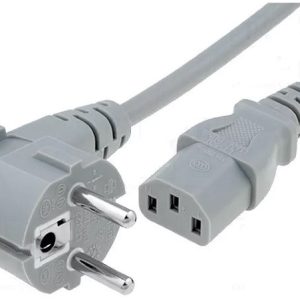 230V tápkábel 1.8 m szürke