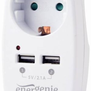 Telefon töltő 2 x USB 5V/2A Gembird