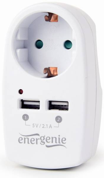 Telefon Töltő 2 X USB 5V/2A Gembird