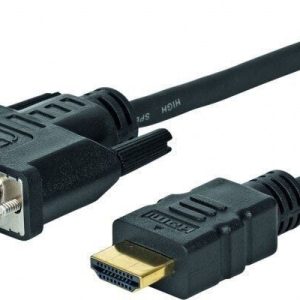 HDMI/DVI-D  kábel 1.0 m Vivolink szürke