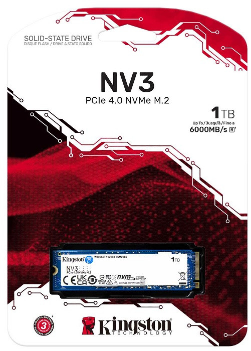 1 TB M.2 NVMe SSD Kingston NV3