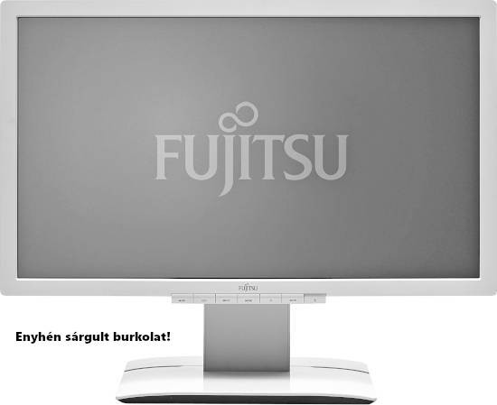 Fujitsu B23T-6 Fehér Monitor (sárgult)