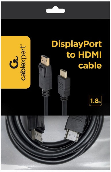 DisplayPort-HDMI Kábel 1.8 M Cablexpert