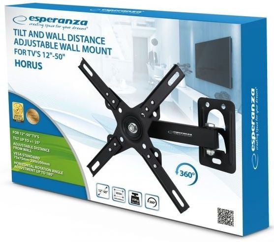 Fali Tartó Konzol 12″-50″ Esperanza ERW011