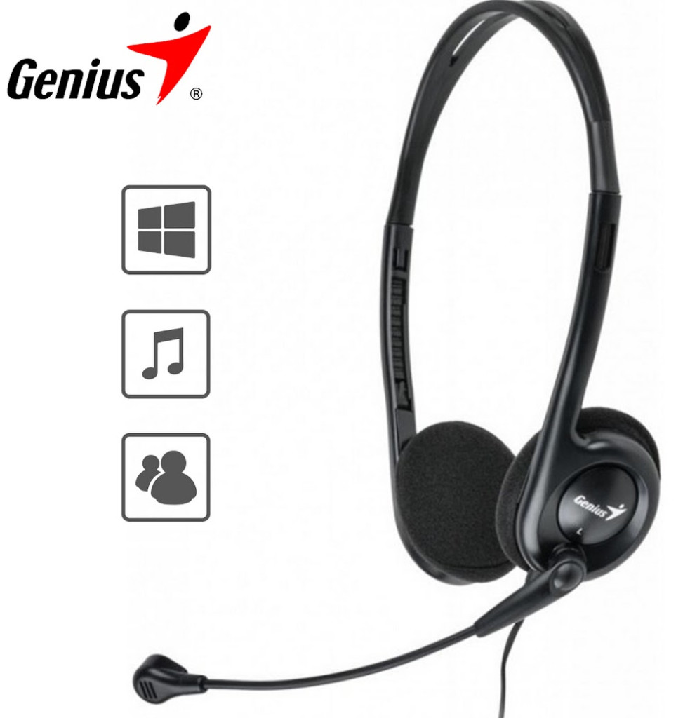 Fejhallgatós Mikrofon Genius HS-200C