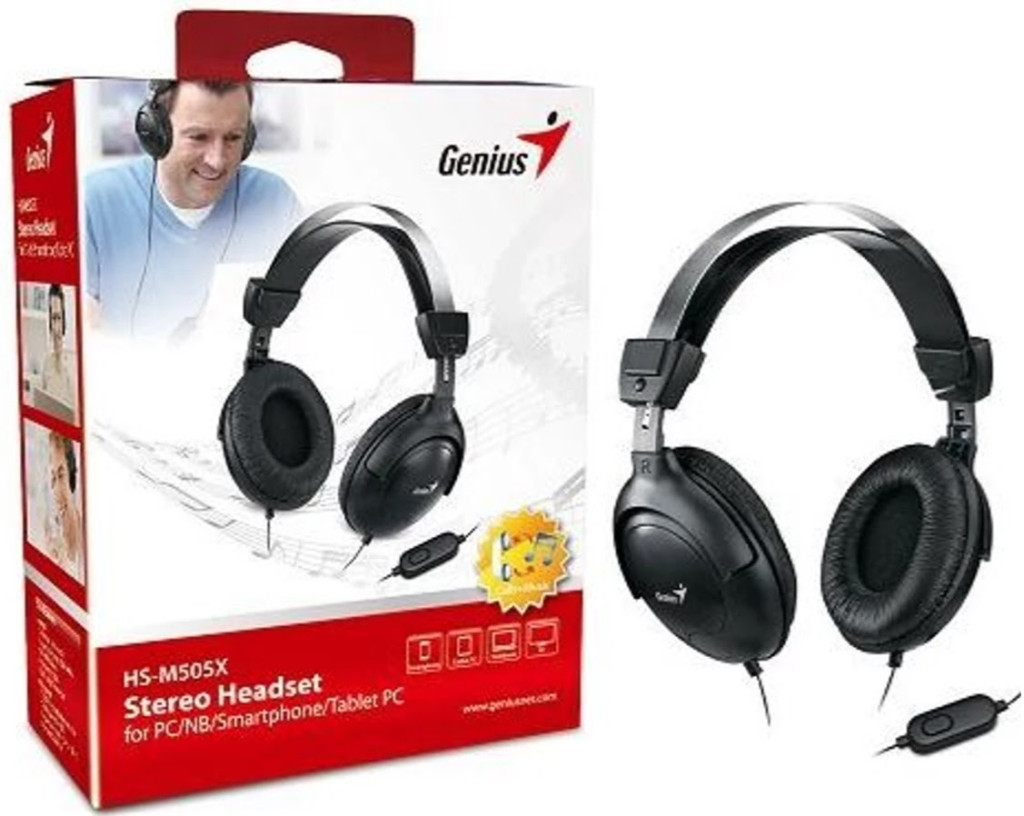 Mikrofonos Fejhallgató Genius HS-M505X