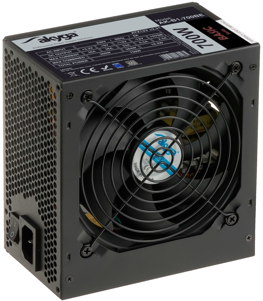 700W Akyga AK-B1-700BE Tápegység