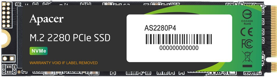 512 GB M.2 NVMe SSD Apacer AS2280P4